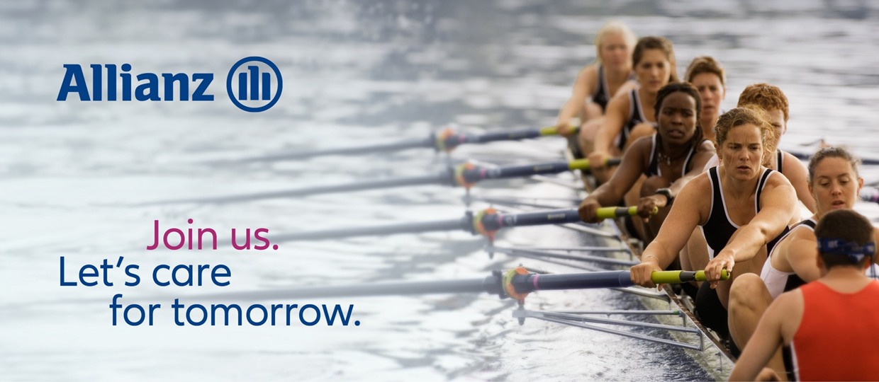 Veslaška ekipa na vodi